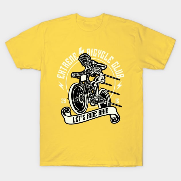 Extreme Bicycle Club T-Shirt by lionkingdesign